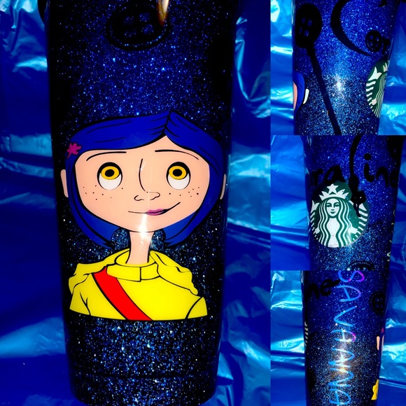 Starbucks custom coraline cup